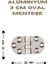 Alüminyum 3 cm Oval Menteşe (30X55X2 Mm) | Paslanmaz, Dayanıklı ve Estetik Tasarım 1