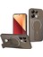 Xiaomi Redmi Note 13 4g Için Kılıf, Manyetik Karbon Fiber Tasarım Tpu Hibrit Telefon Kılıfı ve Standı, Kahverengi (Yurt Dışından) 1