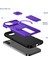 iPhone 12/iphone 12 Pro Için Manyetik Kılıf, Kayar Kamera Korumalı Çift Katmanlı Darbeye Dayanıklı Telefon Kılıfı, Ayarlanabilir Stand, Mor (Yurt Dışından) 2