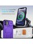 iPhone 12/iphone 12 Pro Için Manyetik Kılıf, Kayar Kamera Korumalı Çift Katmanlı Darbeye Dayanıklı Telefon Kılıfı, Ayarlanabilir Stand, Mor (Yurt Dışından) 3