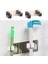 İEG® Pratik Organizer 4lü Yapışkanlı Fırça Paspas Mop Fırça Sabitleyici Ergonomik Alet Aparatı 4