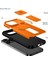 iPhone 14 Pro Için Manyetik Kılıf, Kayar Kamera Korumalı Çift Katmanlı Darbeye Dayanıklı Telefon Kılıfı, Ayarlanabilir Stand, Turuncu (Yurt Dışından) 2