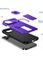 iPhone 12 Pro Max Için Manyetik Kılıf, Kayar Kamera Korumalı Çift Katmanlı Darbeye Dayanıklı Telefon Kılıfı, Ayarlanabilir Stand, Mor (Yurt Dışından) 2