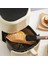 50 Adet Air Fryer Pişirme Kağıdı Tek Kullanımlık 23 Cm Yuvarlak Pişirme Kağıdı XXL PVC li 4