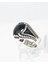 Siyah Oniks Taşlı 925 Ayar Gümüş Erkek Yüzük – Zarif ve Güçlü Bir Duruş 4