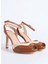 Deri Taba Kadın Topuklu Ayakkabı 802961810001 2