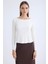 Kayık Yaka Uzun Kol Bluz 1
