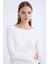 Kayık Yaka Uzun Kol Bluz 2