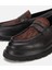 02AYH312340A480 ERKEK Deri Kahverengi Kırçıllı Yüksek Tabanlı Klasik Loafer 3