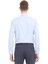 Açık Mavi Düz Slim Fit Dokuma Klasik Pamuk Karışımlı Gömlek 4