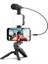 Video Making Kit Telefon Tutucu Vlog Video Mini LED Işıklı 3