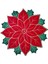 Tatil Noel Işlemeli Placemats Aplike Poinsettia Placemats Masa Dekorasyonu Için Noel Çiçek Placemat A (Yurt Dışından) 3