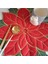 Tatil Noel Işlemeli Placemats Aplike Poinsettia Placemats Masa Dekorasyonu Için Noel Çiçek Placemat A (Yurt Dışından) 5