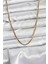 Bfs 316L Çelik Zincir Gold Renk 60 cm Yılan Zincir Kadın Kolye 1