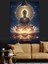 Parlak Lotus Meditasyon Yapan Budha Figürü Dekoratif Kanvas - Mdf Ahşap Tablo 5