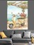 Sarı Scooter Retro Dekoratif Kanvas - Mdf Ahşap Tablo 5