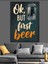 Ilk Bira Komik Afiş Dekoratif Kanvas - Mdf Ahşap Tablo 5