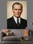 Mustafa Kemal Atatürk Portresi Dekoratif Kanvas - Mdf Ahşap Tablo 1