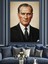 Mustafa Kemal Atatürk Portresi Dekoratif Kanvas - Mdf Ahşap Tablo 3