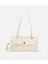 03CAH316340A400 KADIN Deri Ekru Kilit Detaylı Omuz Çantası 1