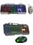 Rgb Işıklı Gaming Oyuncu Klavye Q Klavye Mouse Hediyeli 4