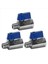 3x Bilyalı Valf 1/2 Inç 304 Paslanmaz Çelik Mini Bilyalı Valf Dişi ve Erkek Npt Duş Başlığı Akışı Kontrol Valfı Için Harika (Yurt Dışından) 1