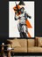 Silahlı Eski Heykel Dekoratif Kanvas - Mdf Ahşap Tablo 5