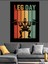 Bacak Günü Spor Posteri Dekoratif Kanvas - Mdf Ahşap Tablo 1