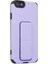 iPhone 6 Kılıf Mega Standlı Silikon - Lila (K95) 2