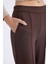 Önü Dikişli Geniş Paça Beli Lastikli Pantolon 6