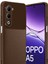 CPT16 Oppo A5 4g Auto Focus Karbon Kapak - Kahverengi 2