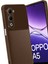 CPT16 Oppo A5 4g Auto Focus Karbon Kapak - Kahverengi 3