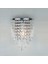 4x Modern Kristal Duvar Lambası Krom Sconce Duvar Işığı Oturma Odası Banyo Evi Kapalı Aydınlatma Dekorasyonu (Yurt Dışından) 5