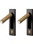 2x Okuma Işıkları Başlık Duvar Işığı Okuma Işık Gömülü Push Switch Oturma Odası Için Duvar Lambaları Yatak Odası Siyah Altın (Yurt Dışından) 1