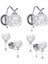 Modern LED Kristal Duvar Işık Lambası Koridor Sundurma Yatak Odası Acconce Lighting Armatürü Bir Kafa Switch (Yurt Dışından) 5