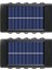10 LED Güneş Duvar Lambası Açık Su Geçirmez Yukarı ve Aşağı Aydınlık Aydınlatma Bahçesi Güneş Işıkları Merdivenler Çit Güneş Işığı Lambası Işığı (Yurt Dışından) 1