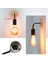 Ahşap Duvar Lambası Vintage Sconce Duvar Işıkları Fikstür E27 Başucu Retro Lamba Endüstriyel Dekor Yemek Odası Yatak Odası Işığı (Yurt Dışından) 3