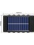 10 LED Güneş Duvar Lambası Açık Su Geçirmez Yukarı ve Aşağı Aydınlık Aydınlatma Bahçesi Güneş Işıkları Merdivenler Çit Güneş Işığı Lambası Işığı (Yurt Dışından) 5