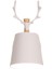 LED Duvar Lambaları Modern Karikatür Geyik Antler Demir Vintage Sconce Yatak Odası Başucu Koridoru Merdiven Dekor Işıkları Işıkları Fikstür E27-BEYAZ (Yurt Dışından) 1