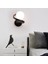 Siyah Bakır Kapalı Yatak Odası LED Duvar Lambaları Yatak Başı Yatak Odası Için Ampul Nordic LED Duvar Lambası Duvar Sconce Dekro (Yurt Dışından) 5