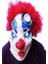 Kırmızı Afro Peruklu Palyaço Maskesi 1
