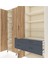 Hyperion Dolap 14 Raflı 4 Çekmeceli 4 Kapaklı 220X44X243 Aytaşı-Çam/antrasit 4