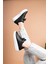 LC105 Siyah Cilt Beyaz Taban Kadın Sneaker 2