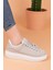 LC101 Gri Süet Kadın Sneaker 1