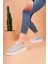 LC101 Gri Süet Kadın Sneaker 3