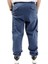 Büyük Beden Kargo Jogger Pantolon Erkekler İçin Esnek Keten Indigo 21911 8