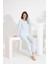 Angelique %100 Pamuk Uzun Kol Kadın Pijama Takımı 21515-516 2