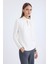 Önü Detaylı Uzun Kol Bluz 3