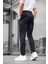 Jogger Paraşüt Kumaş Siyah Renk Erkek Pantolon 5