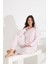 Angelique %100 Pamuk Uzun Kol Kadın Pijama Takımı 21515-516 2